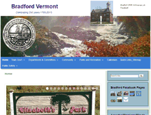 Tablet Screenshot of bradford-vt.us